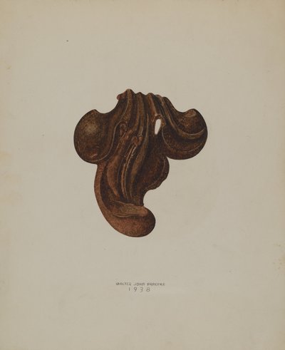 Ornamental Iron Leaf by Walter Praefke