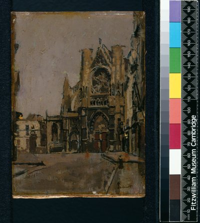Church of St Jacques, Dieppe by Walter Richard Sickert