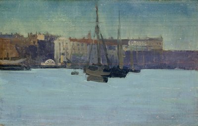 Dieppe Harbour by Walter Richard Sickert