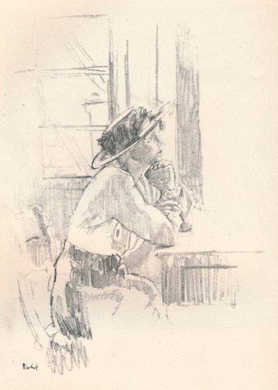 Girl Musing by Walter Richard Sickert