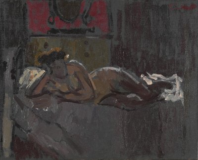 Reclining Nude, Mornington Crescent by Walter Richard Sickert