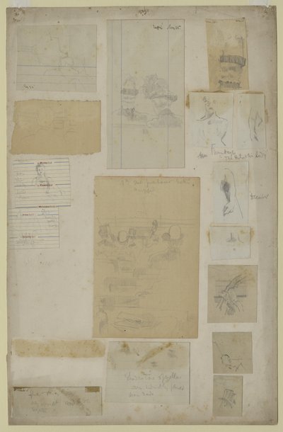 Several Studies by Walter Richard Sickert