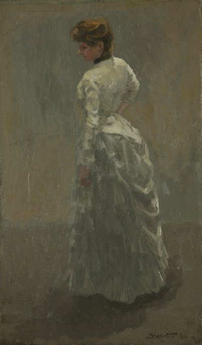 The Grey Dress by Walter Richard Sickert