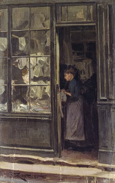The Laundry Shop by Walter Richard Sickert