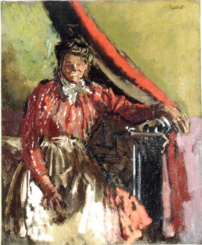 Woman Seated on a Bed by Walter Richard Sickert