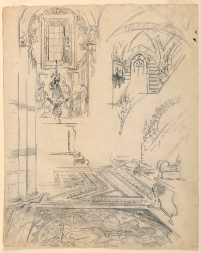 Notes of the Duomo Choir, Siena, Italy by Walter Shirlaw