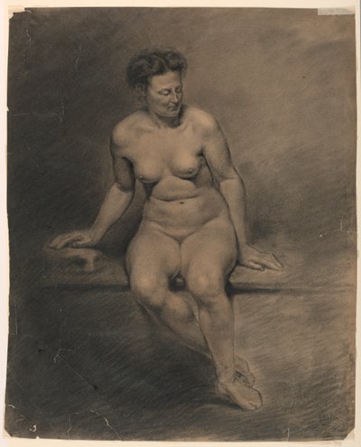 Nude Woman by Walter Shirlaw