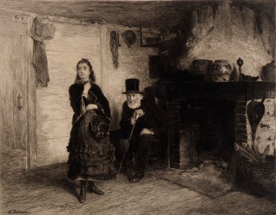 The Reprimand by Walter Shirlaw