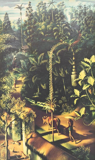 Village street by Walter Spies