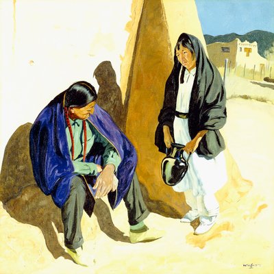 Noon Shadows by Walter Ufer