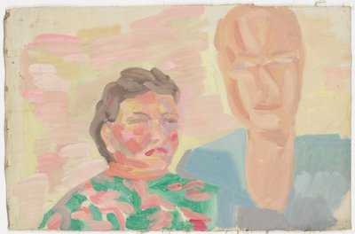 Double Portrait (Study) by Walther Gamerith