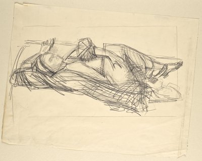 Grete Gamerith on Couch by Walther Gamerith