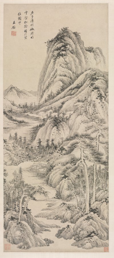 Shade of Pines in a Cloudy Valley by Wang Jian