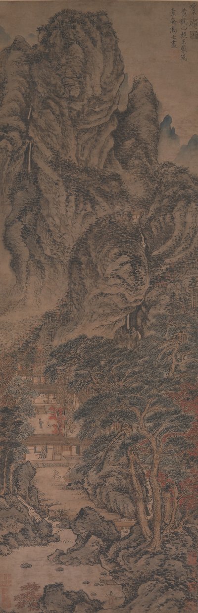 The Simple Retreat, ca. 1370 by Wang Meng