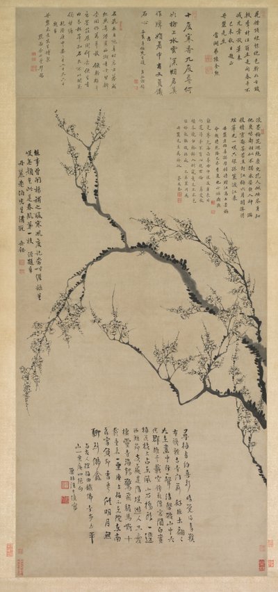 Plum Blossoms by Wang Shishen