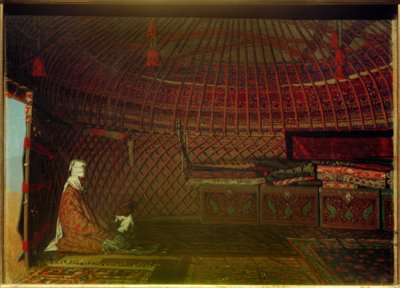 In the Tent of a Wealthy Kyrgyz by Wassili W. Werestschagin