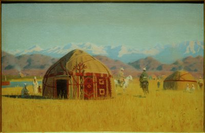 Kyrgyz Yurt (on the Chu River) by Wassili W. Werestschagin