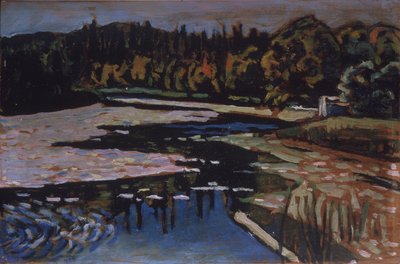 A River in Autumn by Wassily Kandinsky