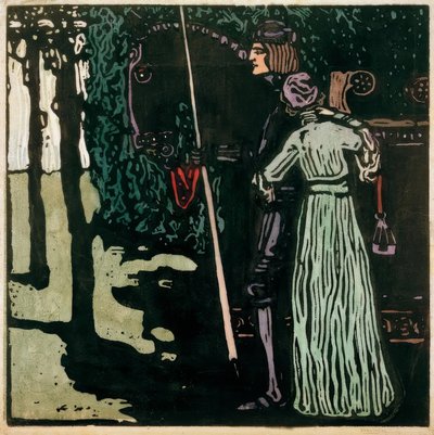 Farewell – Large Version by Wassily Kandinsky