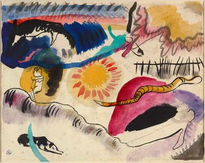 Watercolor No. 3 (Garden of Love) by Wassily Kandinsky