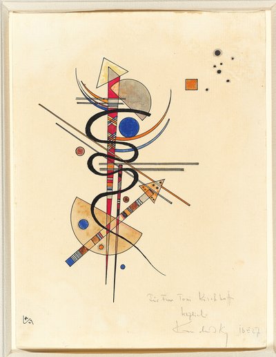Watercolor for Mrs. Toni Kirchhoff by Wassily Kandinsky