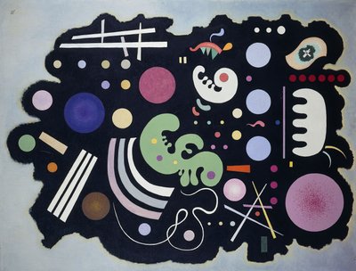 Black Patchwork by Wassily Kandinsky
