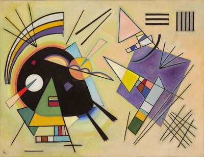 Black and Violet by Wassily Kandinsky