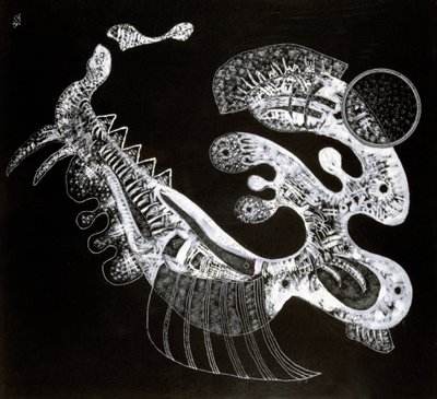 Black and White by Wassily Kandinsky
