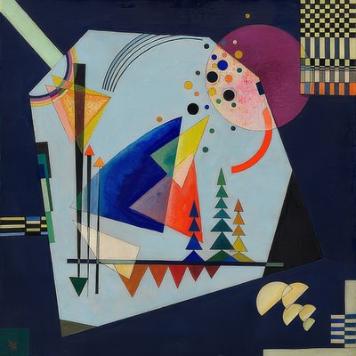 Three Sounds. 1926 by Wassily Kandinsky