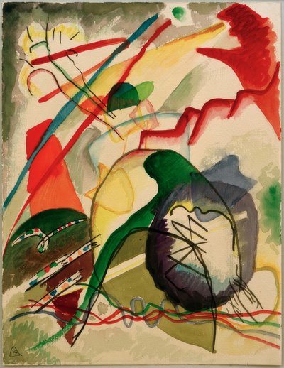 Design for Picture with White Border by Wassily Kandinsky