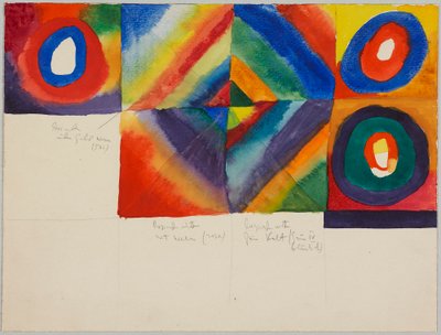 Color Studies with Notes on Painting Technique by Wassily Kandinsky