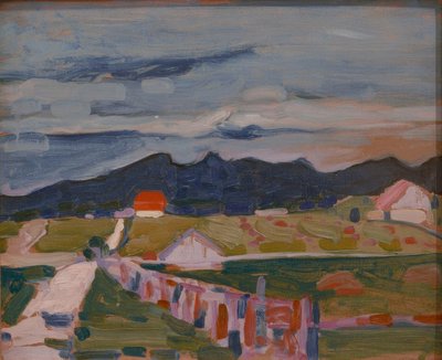 Fields near Murnau by Wassily Kandinsky