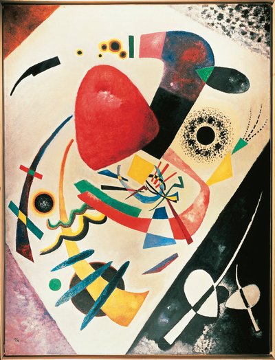 Germany, Munich, Red Spot by Wassily Kandinsky