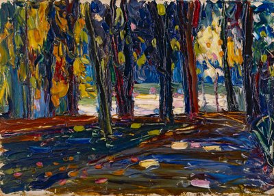 In the Park of St. Cloud – Autumn II by Wassily Kandinsky