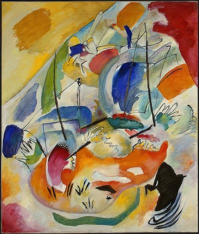 Improvisation 31 (Sea Battle). 1913 by Wassily Kandinsky