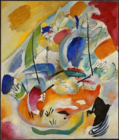 Improvisation 31 Sea Battle by Wassily Kandinsky