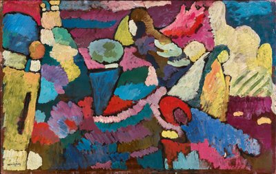 Improvisation on Mahogany, 1910 by Wassily Kandinsky