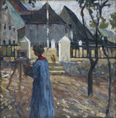 Kallmünz – Gabriele Münter Painting II by Wassily Kandinsky