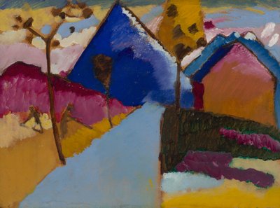 Kochel – Straight Street by Wassily Kandinsky