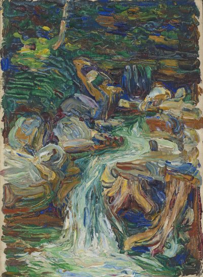 Kochel – Waterfall II by Wassily Kandinsky