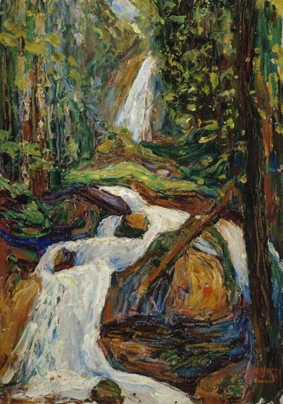 Kochel – Waterfall I by Wassily Kandinsky