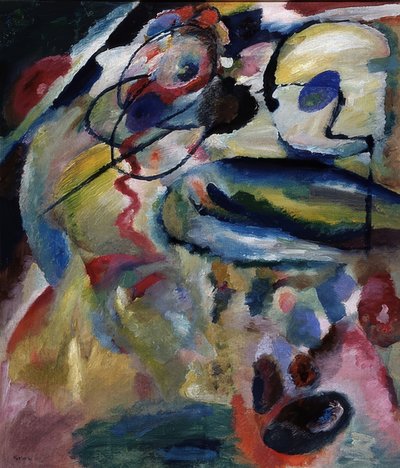 Composition with Circle. 1911 by Wassily Kandinsky