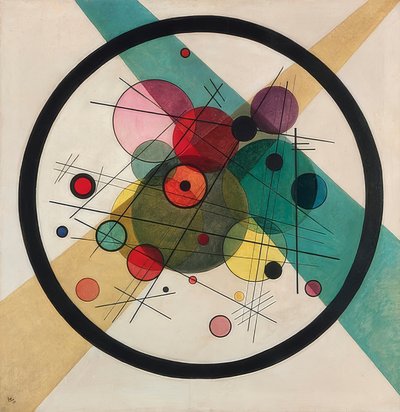 Circles in a Circle by Wassily Kandinsky