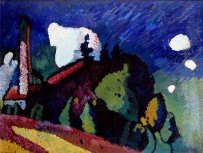 Landscape at the Tower by Wassily Kandinsky
