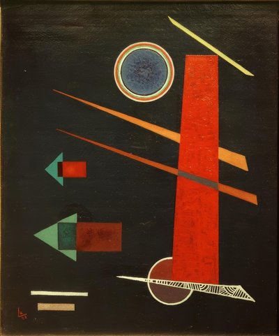Mighty Red by Wassily Kandinsky