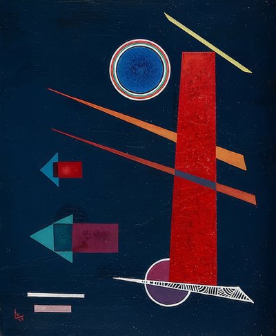 Mighty Red by Wassily Kandinsky