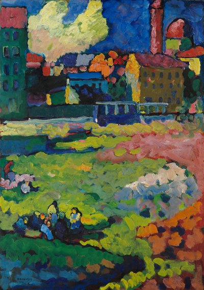 Munich – Outside the City by Wassily Kandinsky