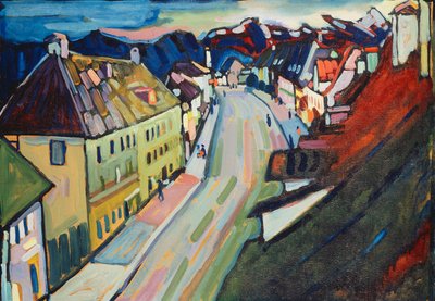 Murnau-upper Market Street by Wassily Kandinsky