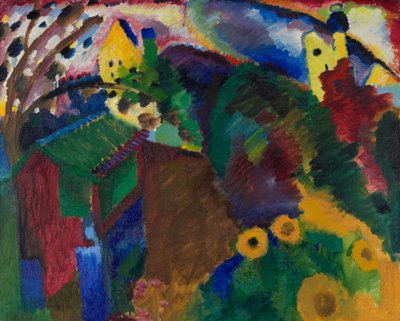 Murnau – Garden by Wassily Kandinsky