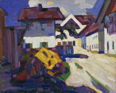 Murnau – Group of Houses by Wassily Kandinsky